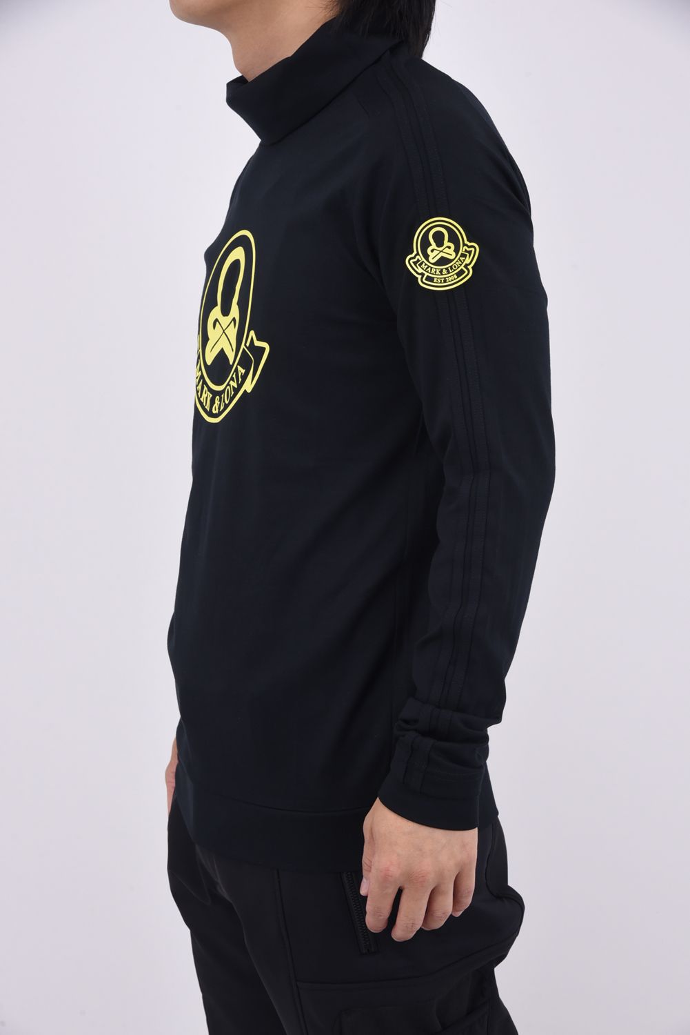 【2025AW】 EVER ENHANCED FLEECE TURTLE SHIRT / ブランクスカル ロングスリーブ タートルネックシャツ (ブラック)