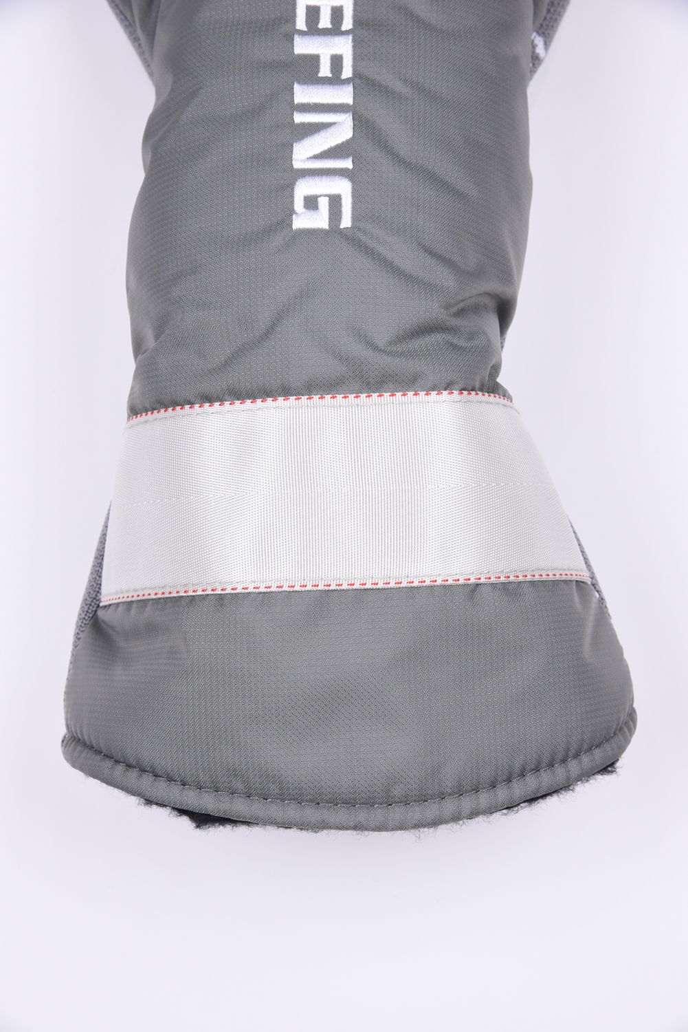 【26SS】 LOGO KNIT DRIVER COVER / 異素材ハイブリッド ドライバーカバー (ライトグレー)