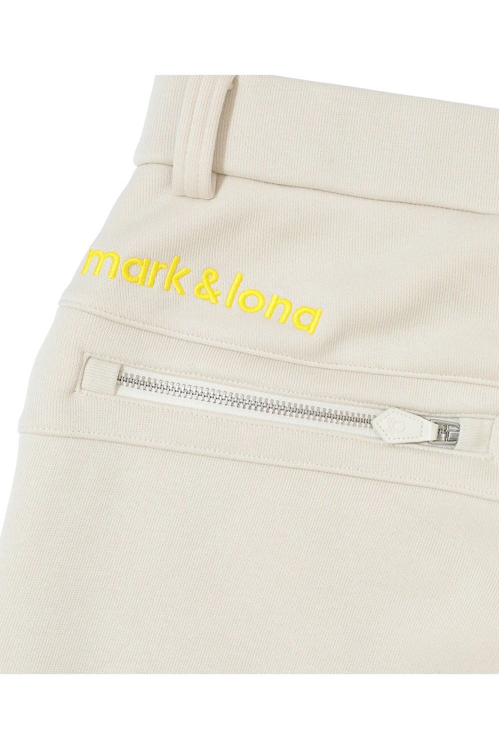 【2025AW】 PANTS / 裏フリース スウェット素材 スリムフィット ロングパンツ (オフホワイト)