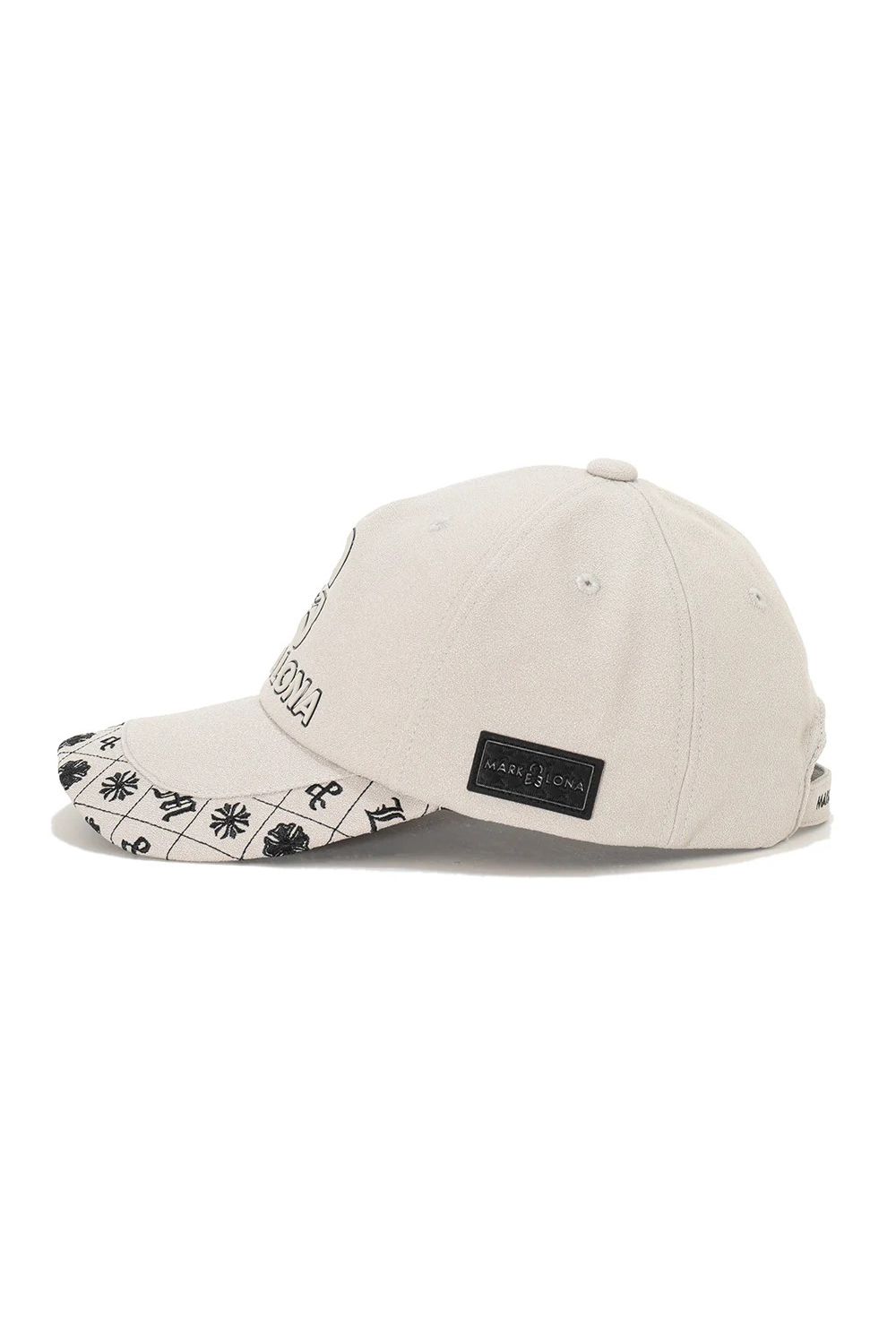 【26AW】 OBLIVION JACQUARD CAP / 3Dブランドロゴ モノグラムパターン刺繍 ベースボールキャップ (シルバーグレー)
