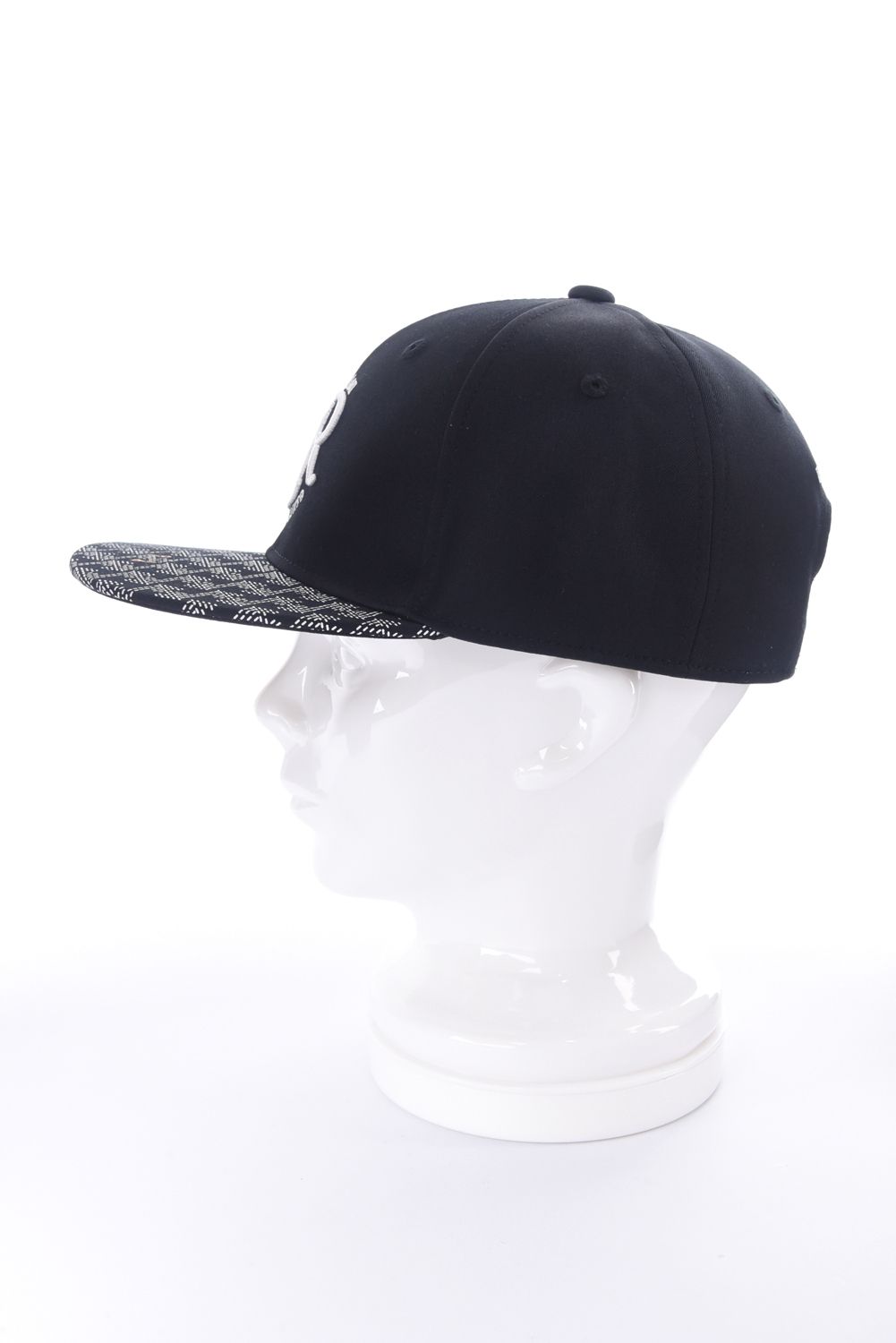 【26SS】  GM BRIM CAP FLAT / GM ブリムキャップ フラット (ブラック/ホワイト)