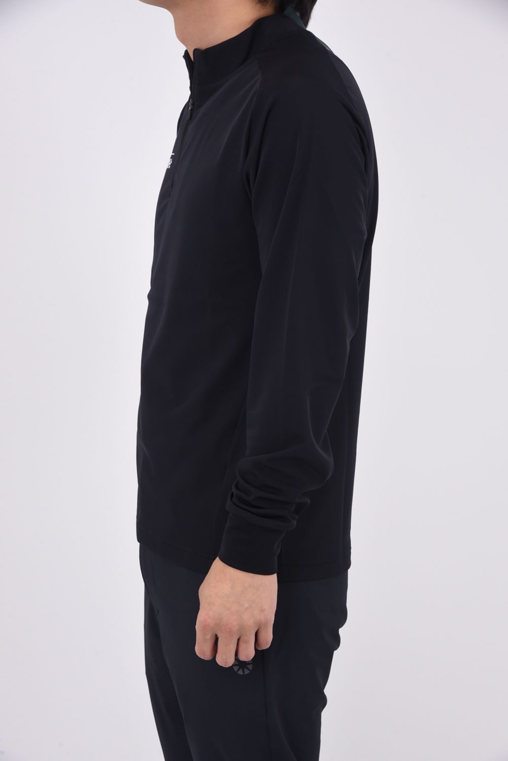 【2025AW】 FUSION FLEX THERMAL PULLOVER / 裏起毛 ロングスリーブ テクニカルハイネックシャツ (ブラック)