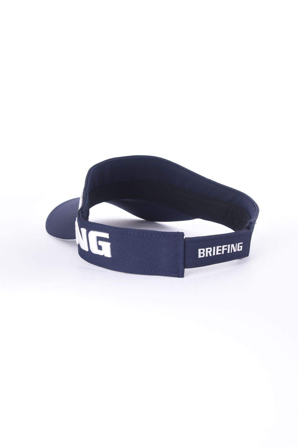 【26SS】 MEN’S ROUND LOGO VISOR / アシンメトリー ラウンドロゴ サンバイザー (ネイビー)