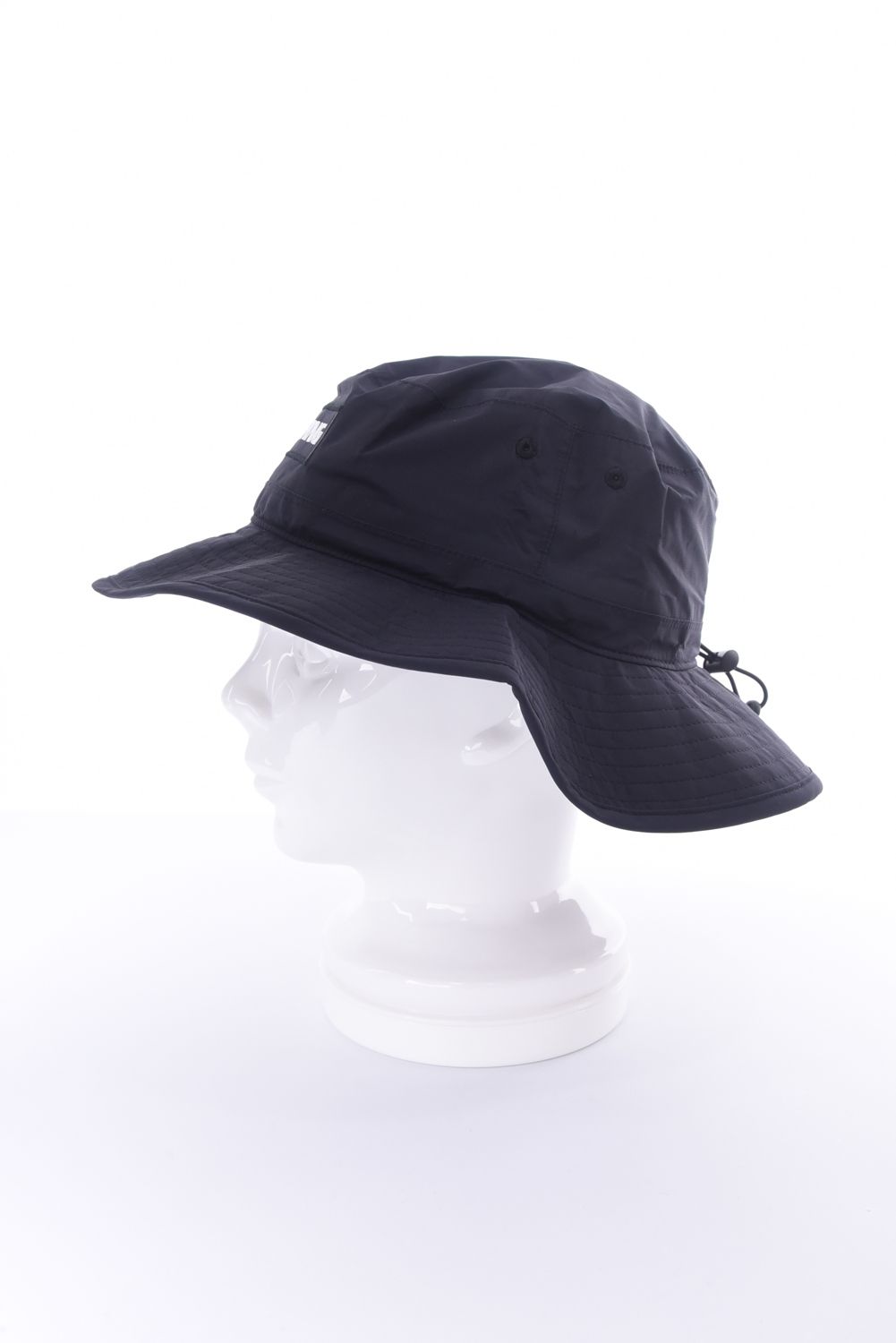 【26SS】 MEN’S WATERPROOF WIDE HAT / ストレッチリップストップ 撥水ワイドハット (ブラック)