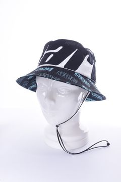 【CODE COLLECTION】 CD10-EBHT / CDEロゴパターンプリント バケットハット (ブラック)