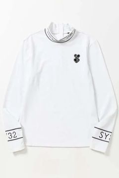 【25AW】【レディース】STRETCH FLEECE BACK MOCKNECK / ストレッチ フリース モックネック (ホワイト)
