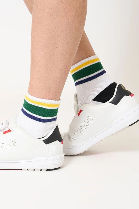 【26AW】 COLOR MID SOCKS / カラーライン ミドルソックス (グリーン)