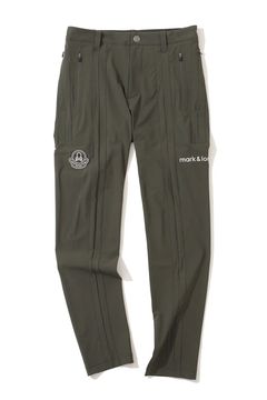 【2025AW】 S.I.D HYPER STRETCH PANTS / リフレクターロゴプリント シリコンワッペン テクニカルロングパンツ (カーキ)