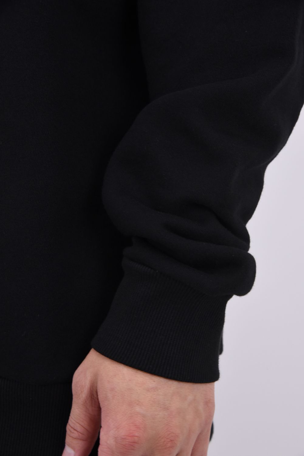 【26AW】【muta MARINE * ACANTHUS】 MOCKNECK SWEATSHIRT / ブランドロゴ モックネックスウェット (ブラック)