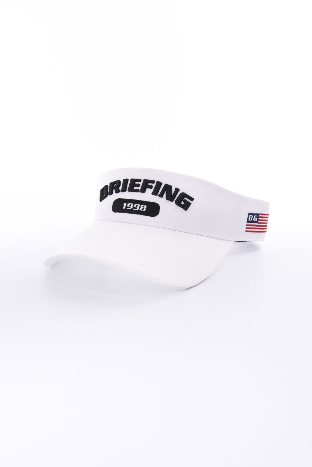 【26AW】 MEN’S COLLEGE LOGO VISOR / カレッジロゴ刺繍 サンバイザー (ホワイト)