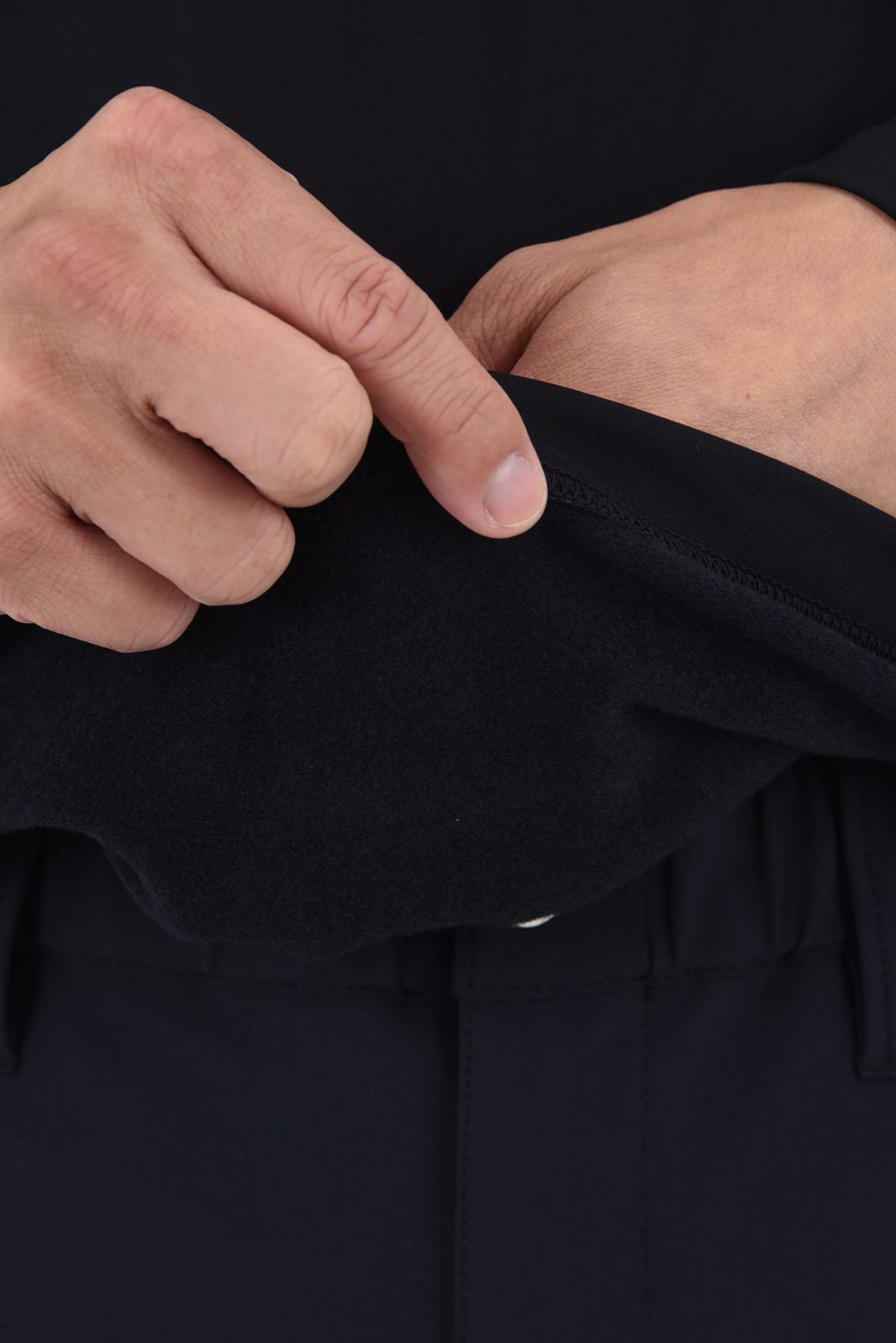 【2025AW】 FUSION FLEX THERMAL PULLOVER / 裏起毛 ロングスリーブ テクニカルハイネックシャツ (ブラック)