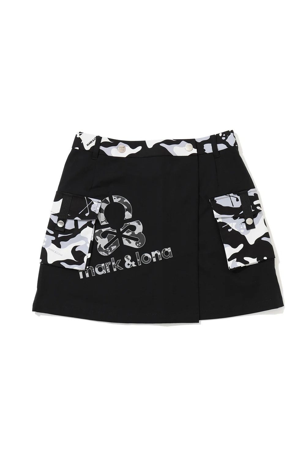 【26AW】【レディース】 SAUVAGE WRAP SKIRT / ラップスカート (インナーパンツ付き) (ブラック)