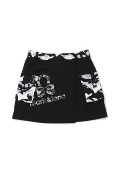 【26AW】【レディース】 SAUVAGE WRAP SKIRT / ラップスカート (インナーパンツ付き) (ブラック)