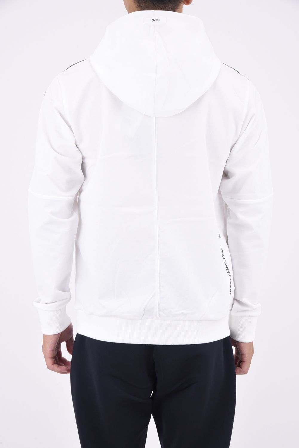 DRY STRETCH HOODIE / グラデーションプリントロゴ ストレッチ フーディー (ホワイト)*