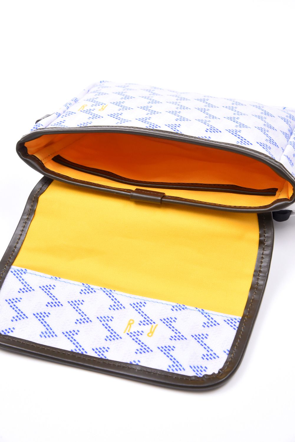 Aix （アイクス）  / ブランド オリジナルテキスタイル ウエストポーチ (アクア)