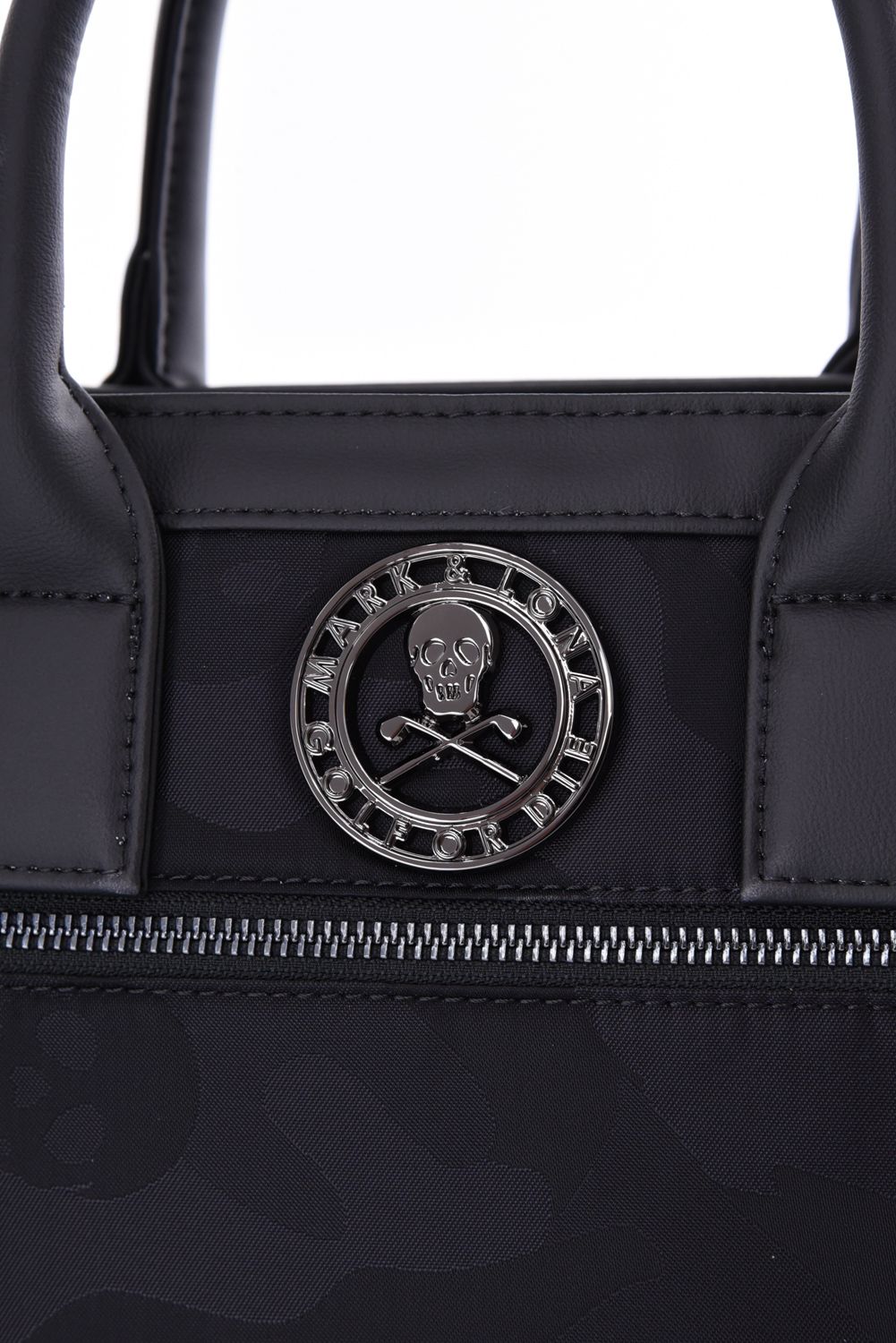 【26AW】 PREMIUM GAUGE CART BAG / コーデュラナイロン シンセティックレザー スカルカモジャカード 2WAYカートバッグ (ブラック)
