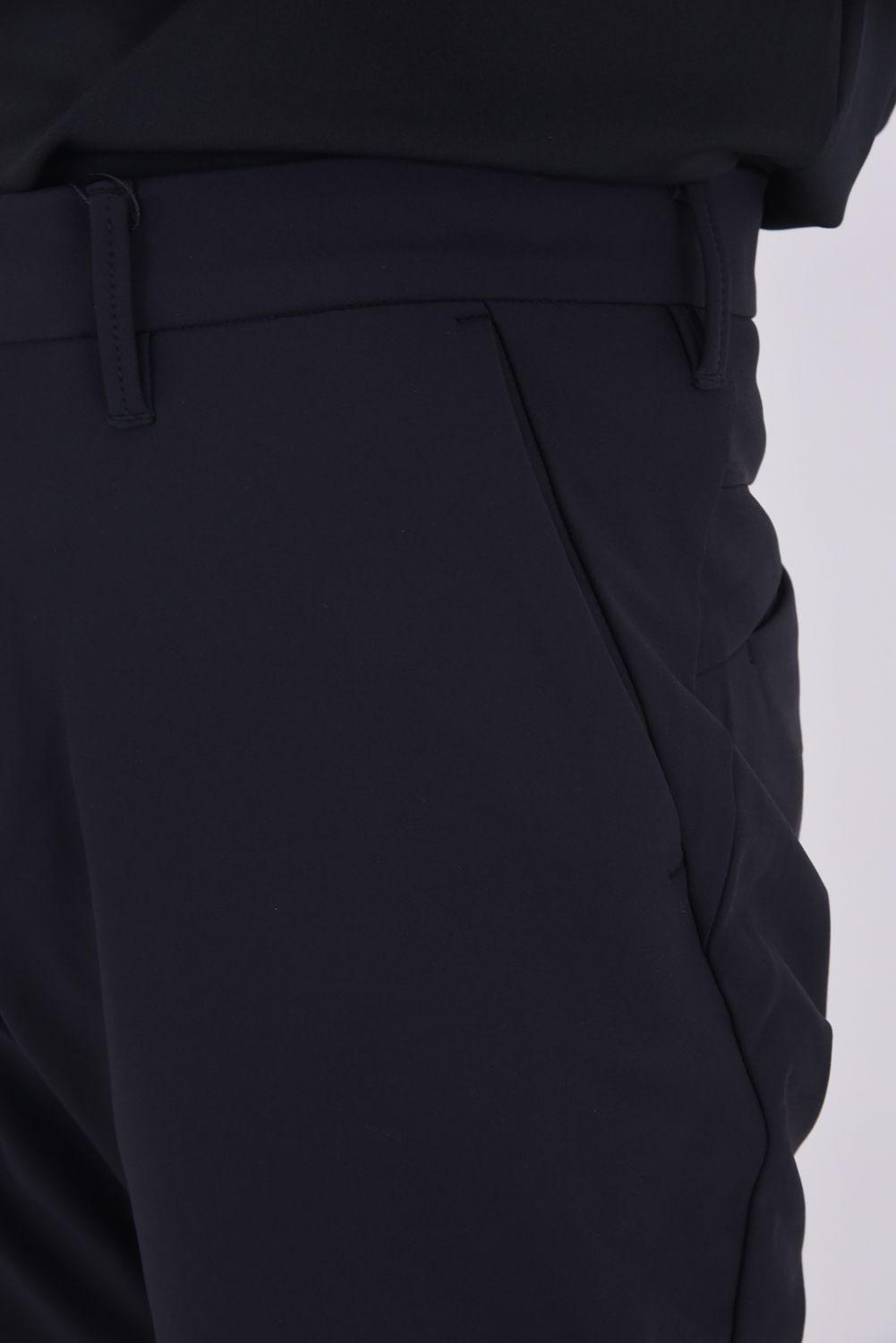 【25AW】 防風裏起毛ロングパンツ (ブラック)