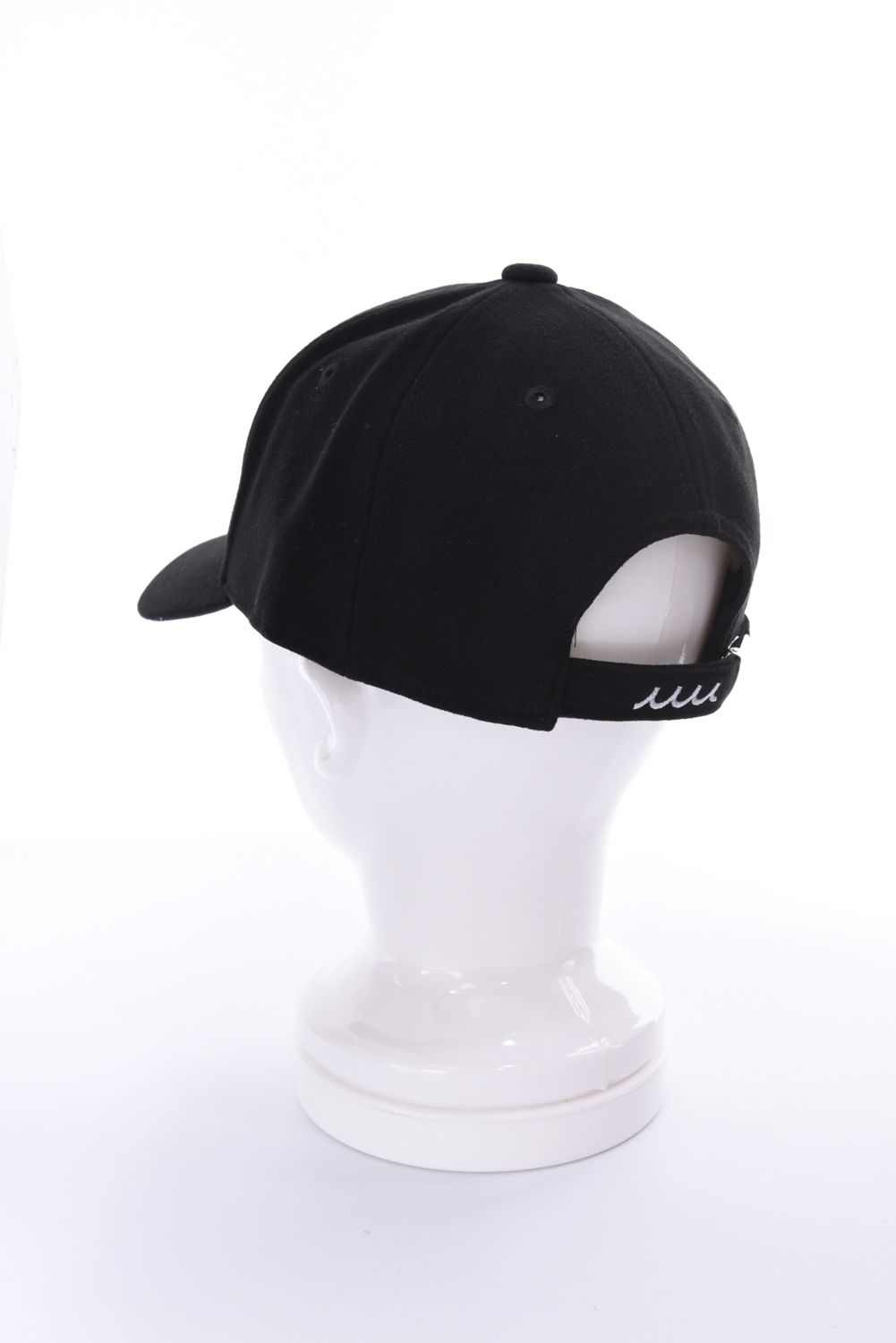 【26AW】 COLLEGE LETTERING CAP / ブランドロゴ刺繍 キャップ (ブラック)