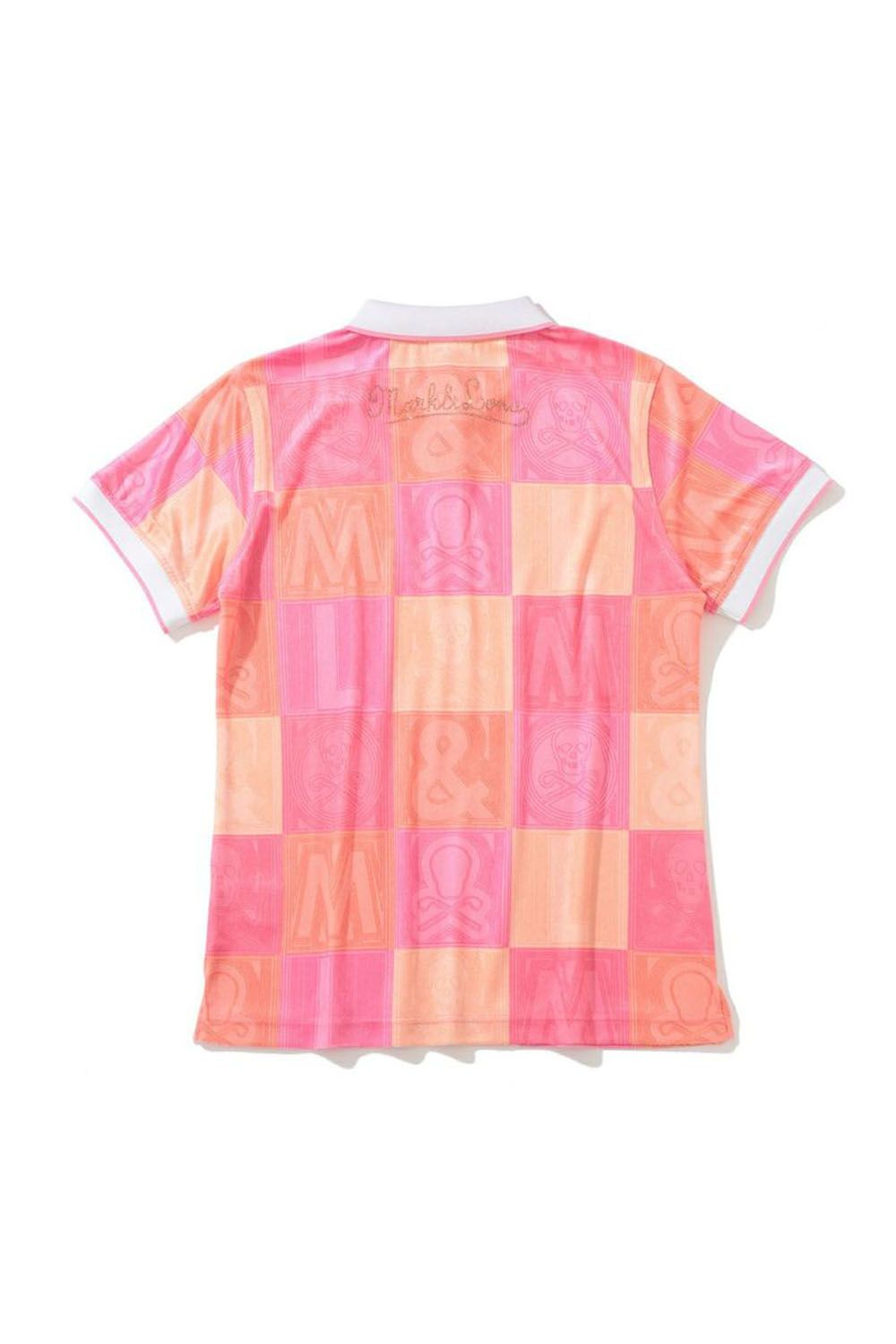 MARK & LONA マゼンタ　ピンク　ゴルフ　ポロシャツ 新品 MARK&LONA - 【レディース】 MUE POLO / グラフィックプリント