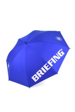 【プレゼント好適品】【返品・交換不可】 CARBON SHAFT UMBRELLA / BRIEFINGロゴ カーボンシャフト アンブレラ 傘 ブルー