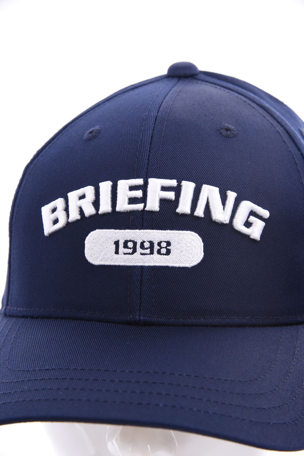 【26AW】 MEN’S COLLEGE LOGO CAP / カレッジロゴ刺繍 キャップ (ネイビー)