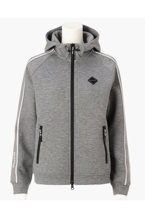 【26AW】【レディース】 WOMEN’S WARM LINE PARKA / ダンボールニット サイドライン ジップアップパーカー (グレー)
