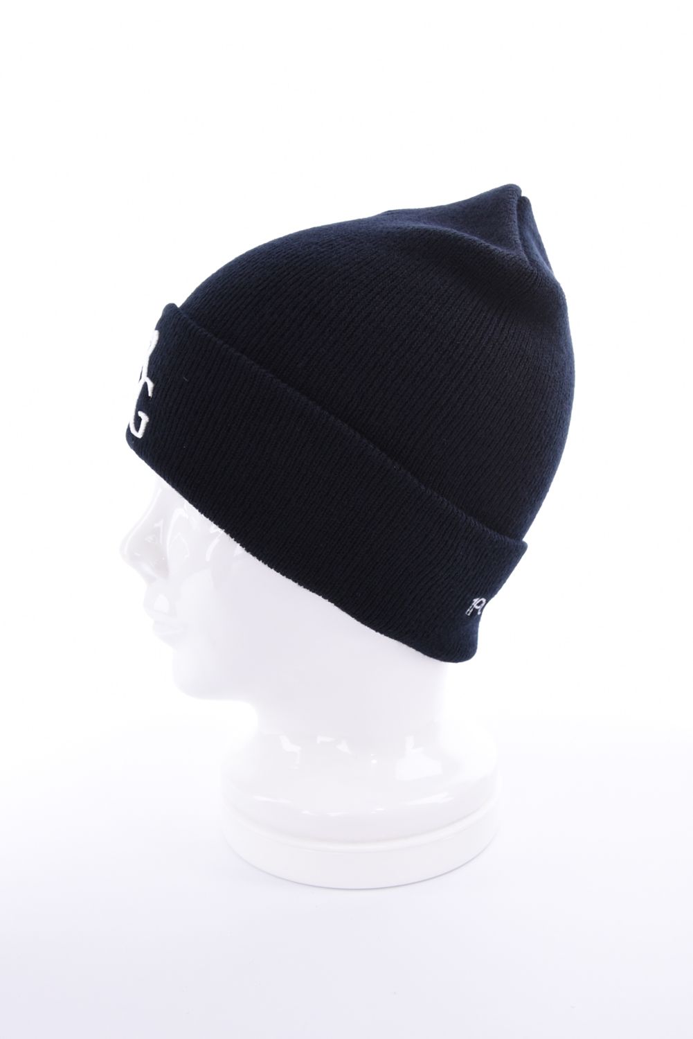 【26AW】 CUFFED KNIT BEANIE 113G LOGO / 113Gロゴ アクリルニットキャップ (ブラック)