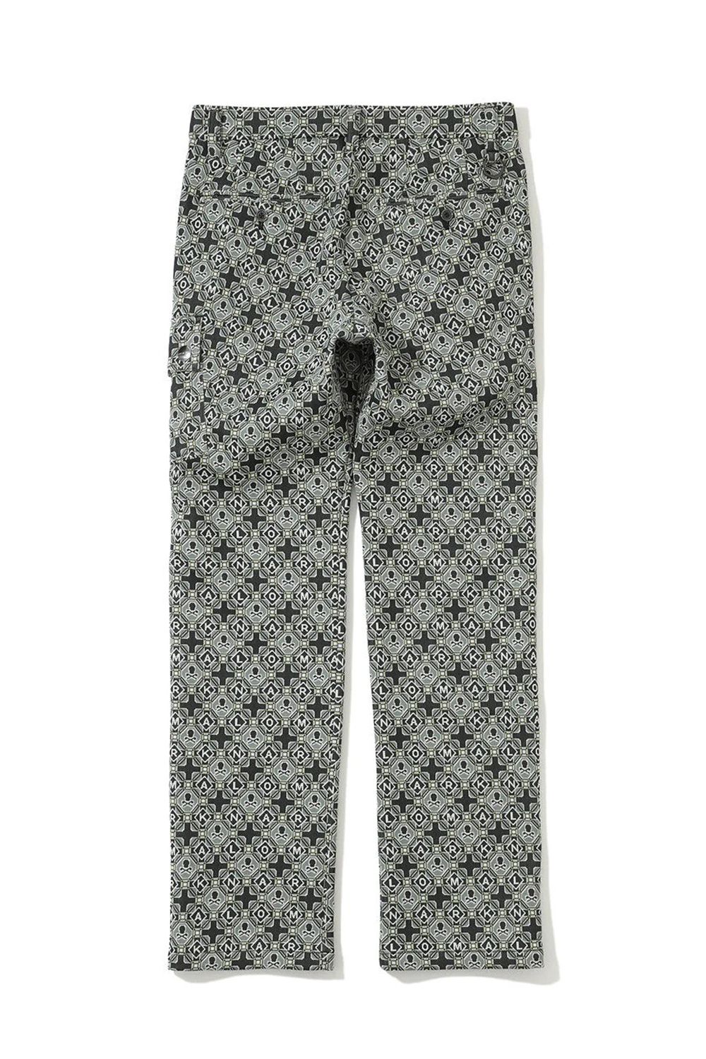 【2025AW 木村拓哉さん着用 VOL.7】 ROSETTE JACQUARD JERSEY TROUSER / ジオメトリックパターン カーゴポケット付きロングパンツ (カーキ)