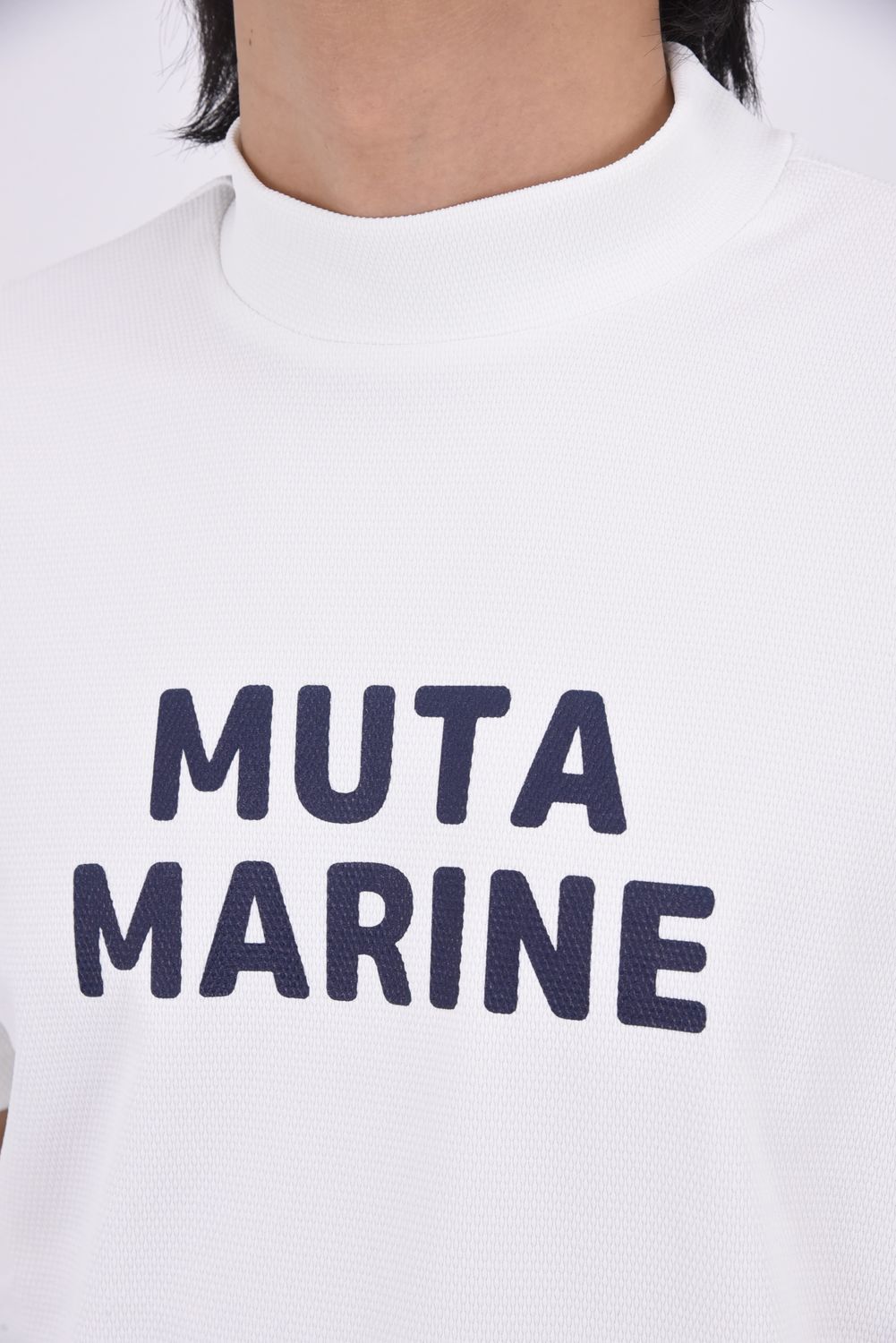 POPCORN KNIT MOCK SHIRTS / ポップコーンニット モックネックシャツ (ホワイト)