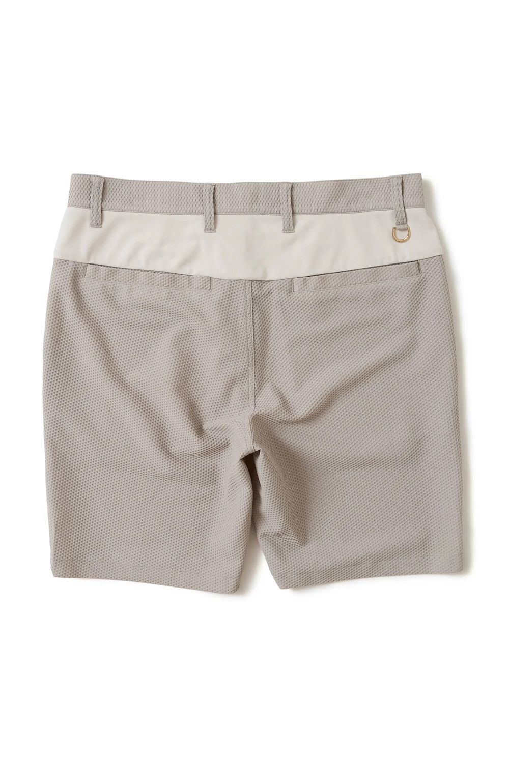 【26SS】 AIRY AWA SHORTS / ワッフル生地 ブランドロゴ ショートパンツ (ベージュ)