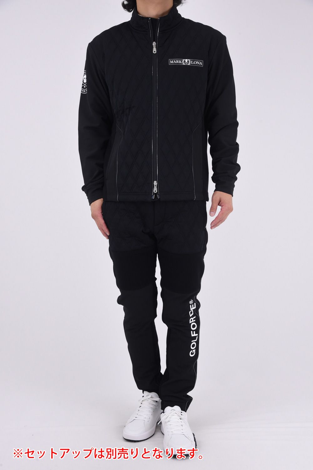 SYNAPCE QUILTED HYBRID TAPERED PANTS / キルティング ハイブリッド パンツ (ブラック)