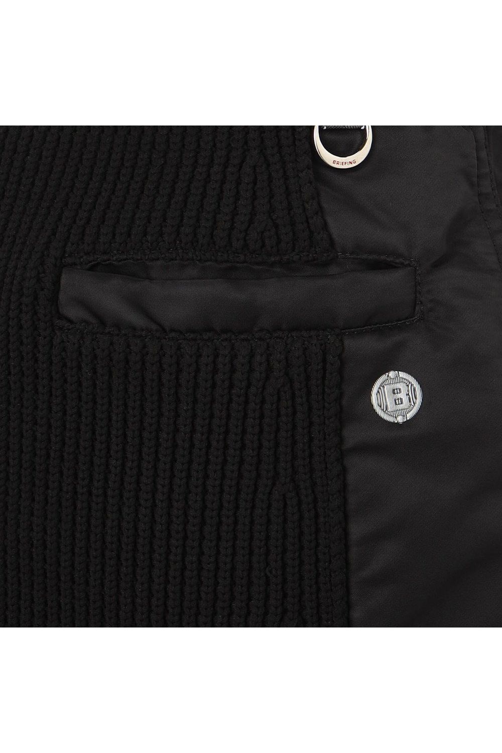 【26AW】【レディース】 WOMEN’S WINDBLOCK DOCKING RIB KNIT SKIRT / 畦編みニット&ナイロンツイル ハイブリッドニットスカート (ブラック)