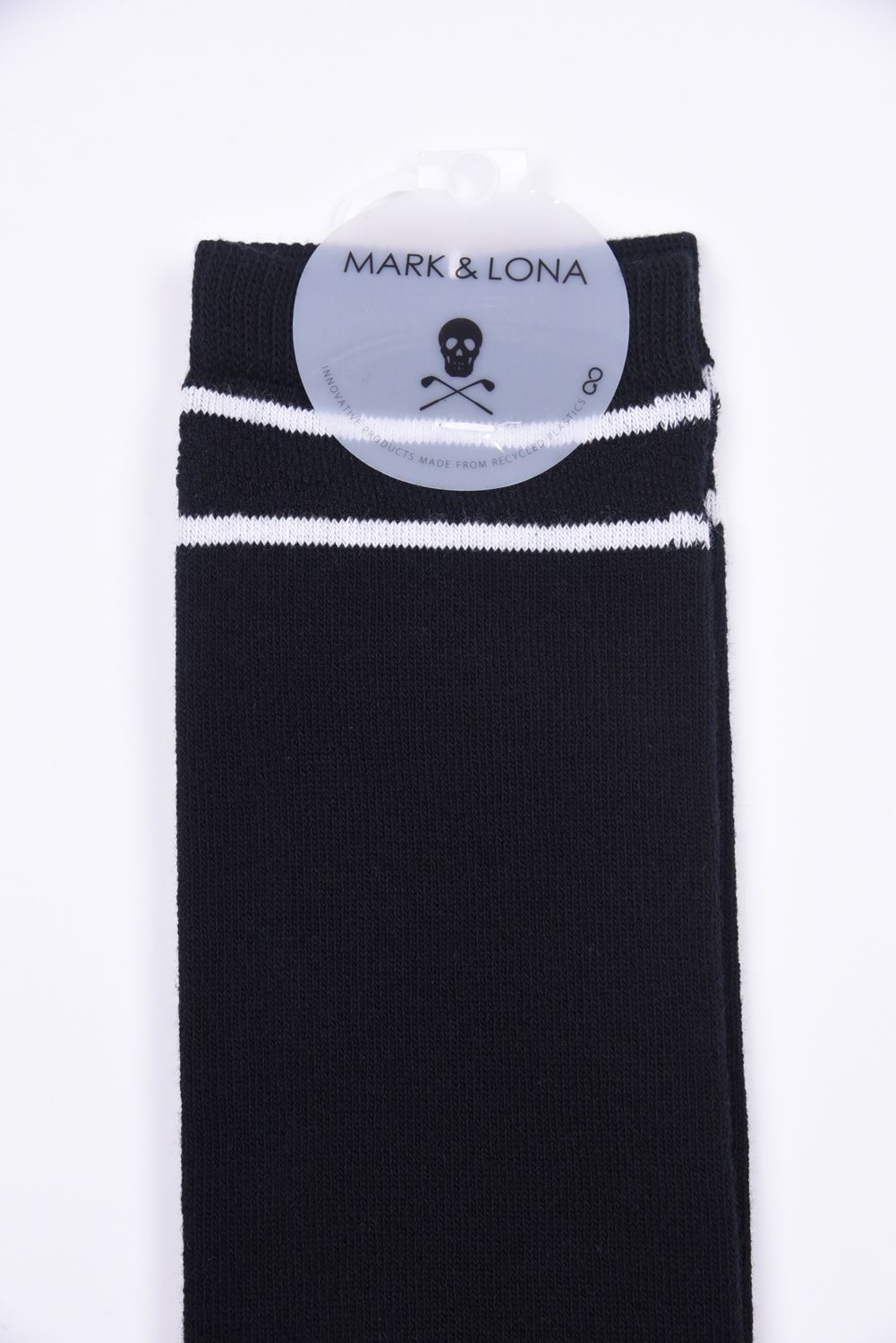 【26SS】【レディース】【T-LINE】 CONTOUR VENT TECH HIGH SOCKS / 配色ライン ロゴジャカード ハイソックス (ブラック)