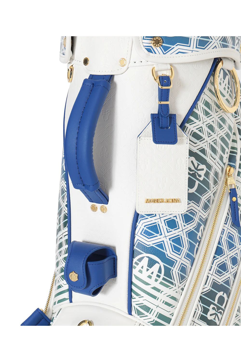 【26SS】【銀行振込・代金引換不可】【返品・交換不可】 RITMO MONOGRAM STAND BAG / ジオメトリックパターン スタンドタイプ キャディバッグ (ホワイト)