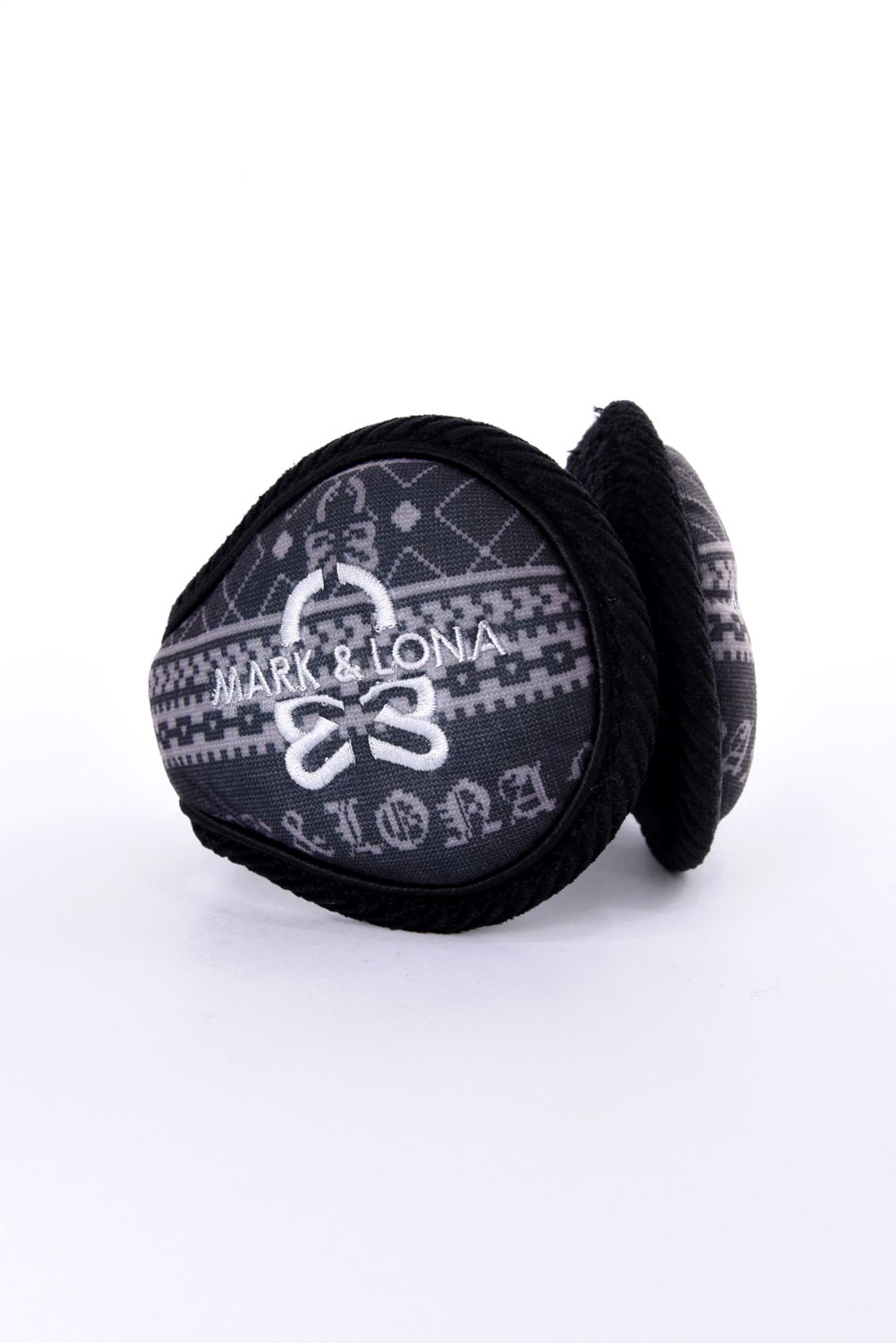 【26AW】【プレゼント好適品】 SCOTT NORDIC EARMUFFS / フェアアイル柄 ウィンターイヤーマフ (ブラック)