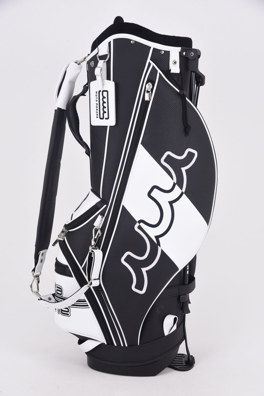 【銀行振込・代金引換不可】【返品・交換不可】 CADDY BAG / CONTINUA バイカラー キャディバッグ (ブラック)