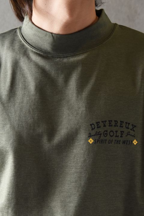 【DEVEREUX GOLF】 オリーブ×ベージュのアースカラーコーデ