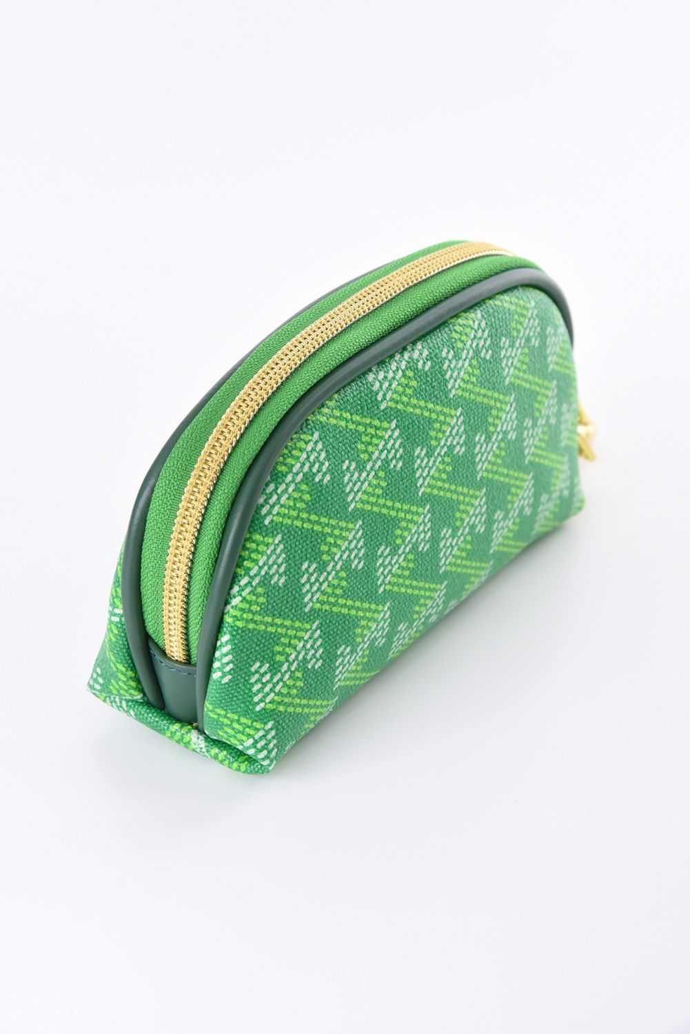 【プレゼント好適品】 KIWI PETIT (キウィ プチ)  / ブランド オリジナルテキスタイル プチ ポーチ (ライトグリーン)*