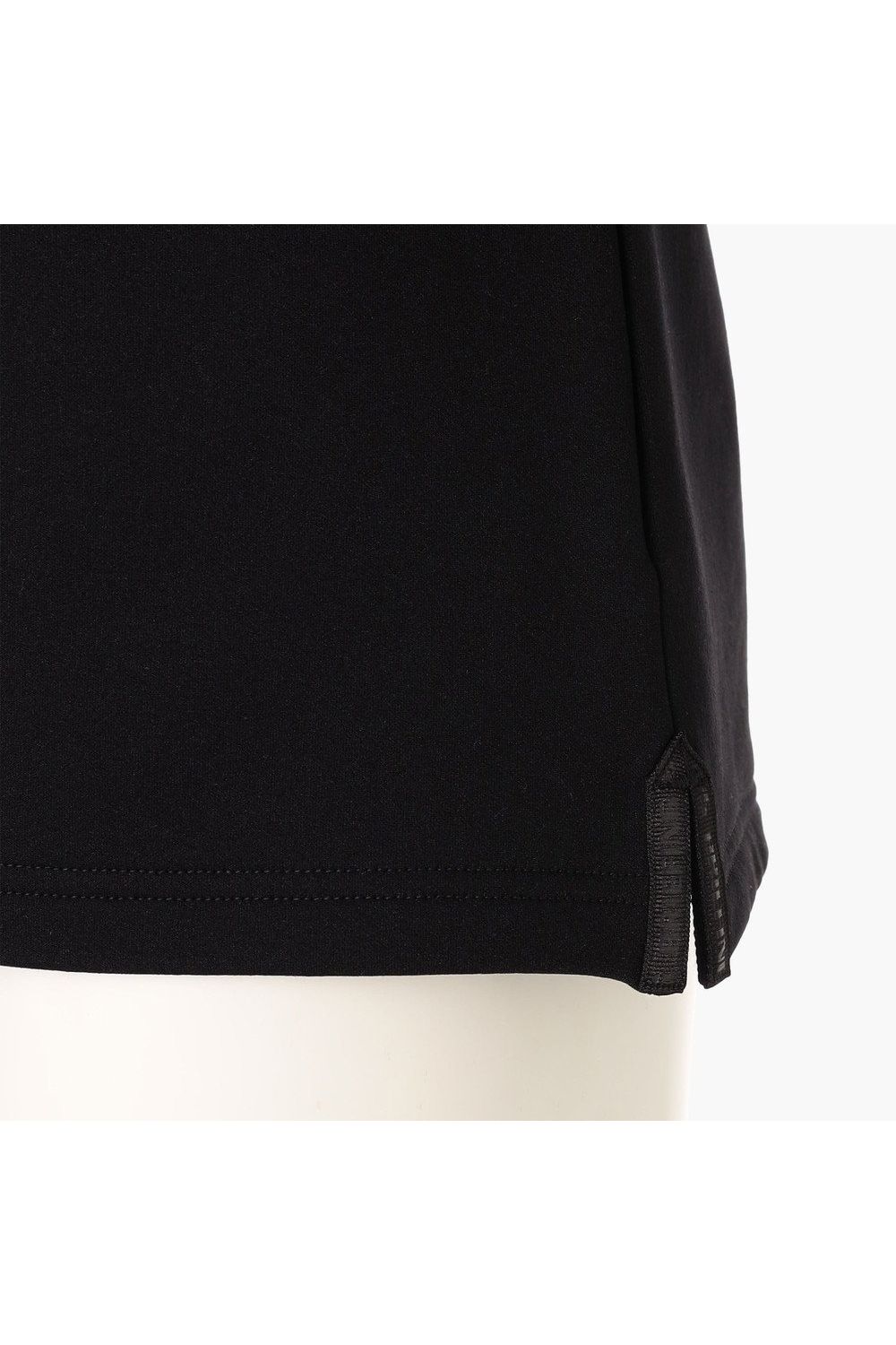 【26AW】【レディース】 WOMEN’S WARM LS HIGHNECK / 起毛素材 ブランドロゴ 長袖モックネックTシャツ (ブラック)