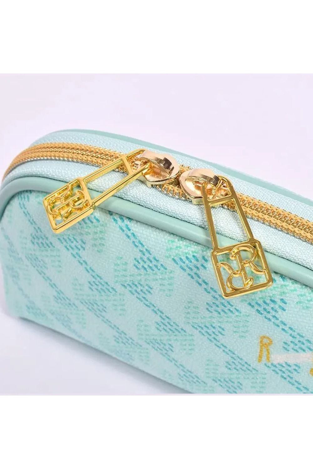 【プレゼント好適品】 KIWI PETIT (キウィ プチ)  / ブランド オリジナルテキスタイル プチ ポーチ (アブサン)*