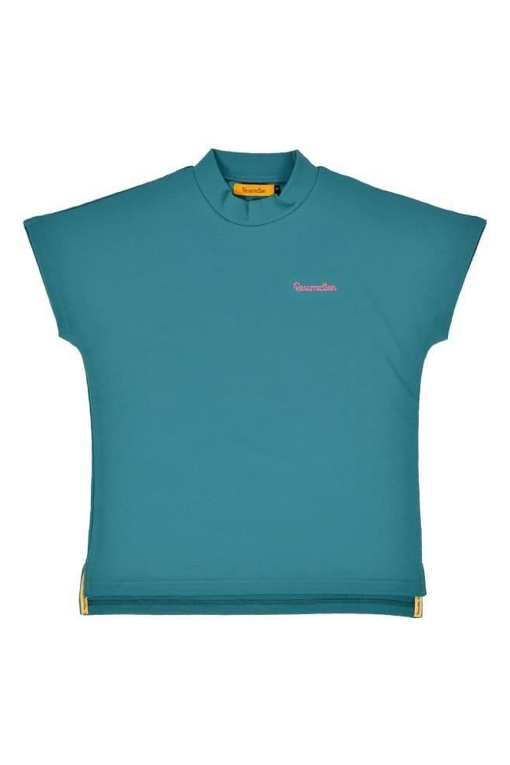 【25SS】【レディース】 WOMENS DOLMAN SLEEVE MOCK NECK / シリコンロゴ ドルマンスリーブ モックネックTシャツ (ブルーグリーン)*