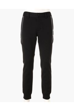 【26AW】 MEN’S WARM LINE JOGGER PANTS / ダンボールニット サイドライン ジョガーパンツ (ブラック)