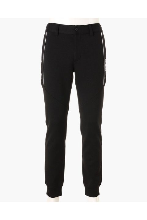 【26AW】 MEN’S WARM LINE JOGGER PANTS / ダンボールニット サイドライン ジョガーパンツ (ブラック)