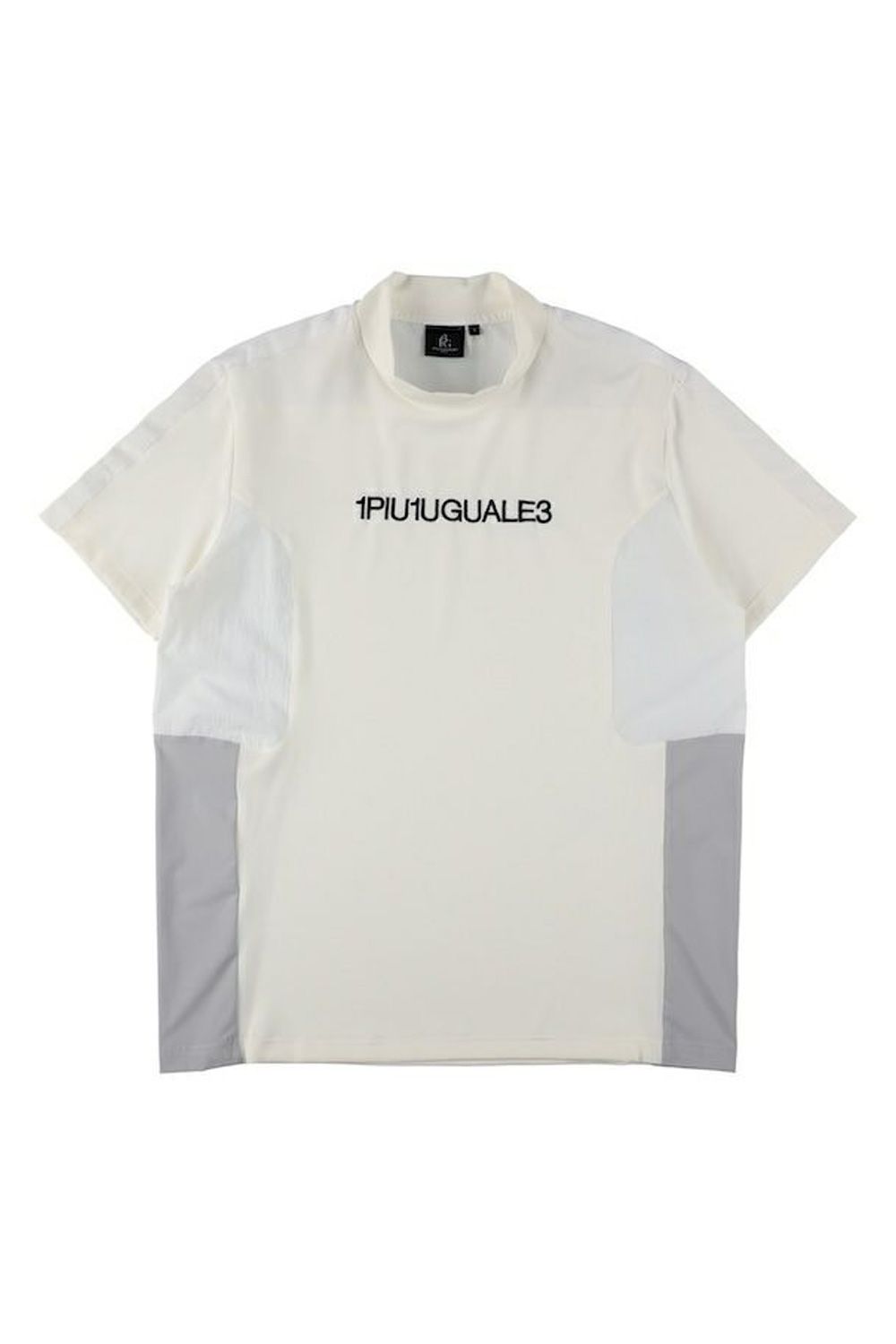 【26SS】 SWITCHING MOCK NECK  / スイッチング モックネック (ホワイト) (3月入荷予定)