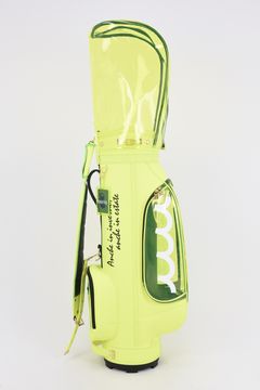 【銀行振込・代金引換不可】【返品・交換不可】 CADDY BAG & COVER / ナイロン×クリア キャディバッグ&ヘッドカバーセット (イエロー)