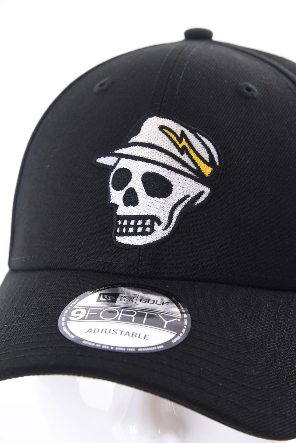 【26SS】 DVG NEWERA SKULL CAP / スカル刺繡 ベースボールキャップ (ブラック)