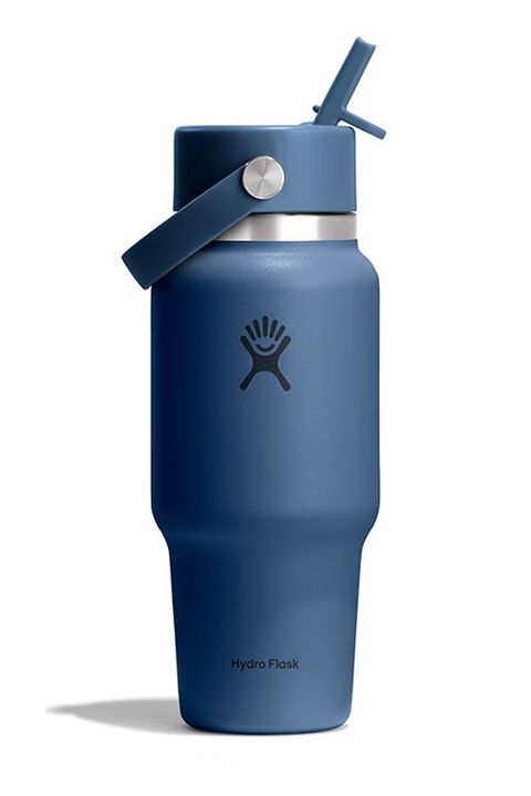 24 oz Travel Bottle With Wide Flex Straw / Harbor Blue*ハーバーブルー