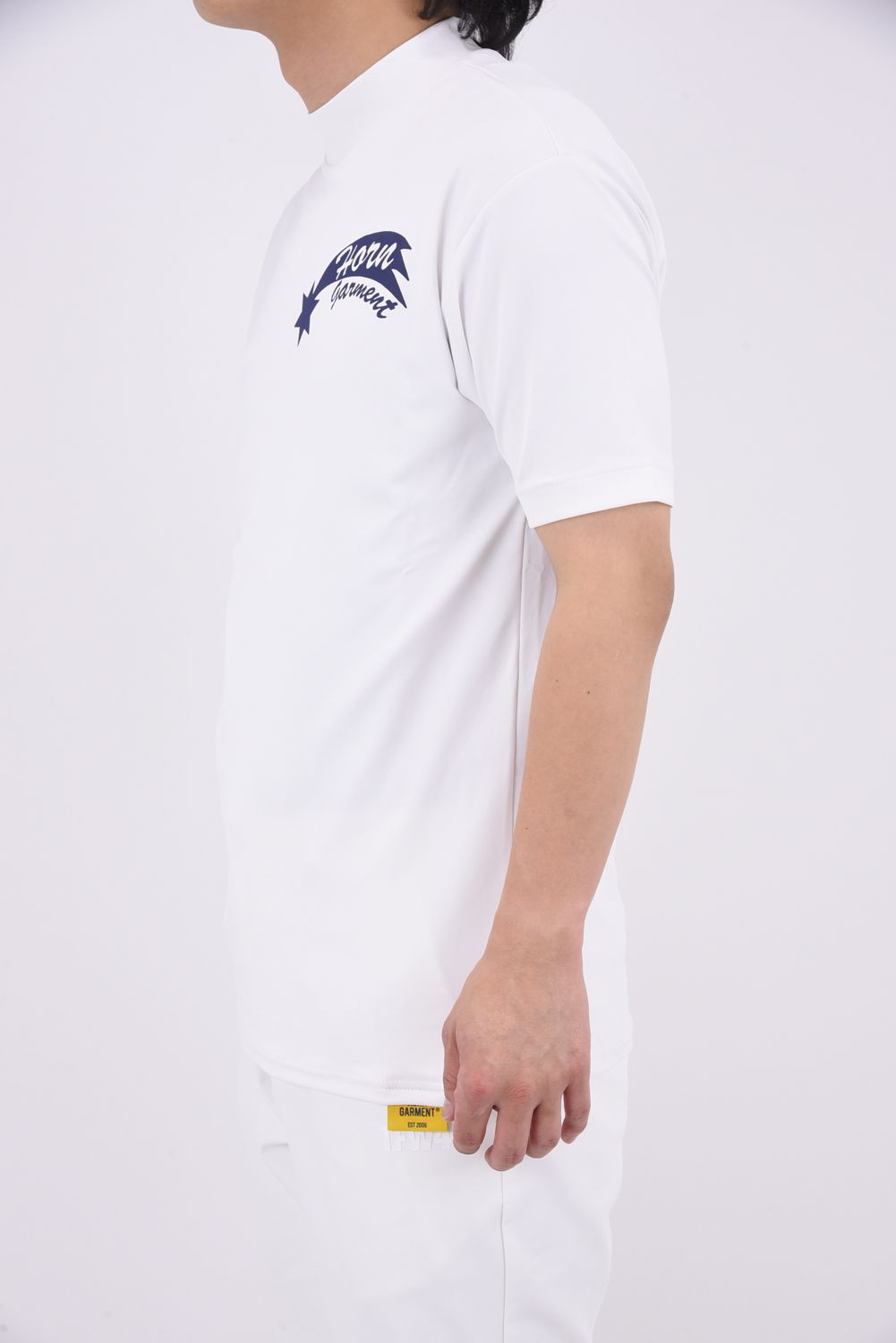 【25SS】 ONE ON WACKY TEE /  チキチキマシン猛レースコラボ モックネック Tシャツ （ホワイト）