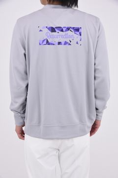 【25AW】 CUBISM LOGO CREW NECK SWEAT / ダンボールニット キュビズムロゴ クルーネックスウェット (グレー)*