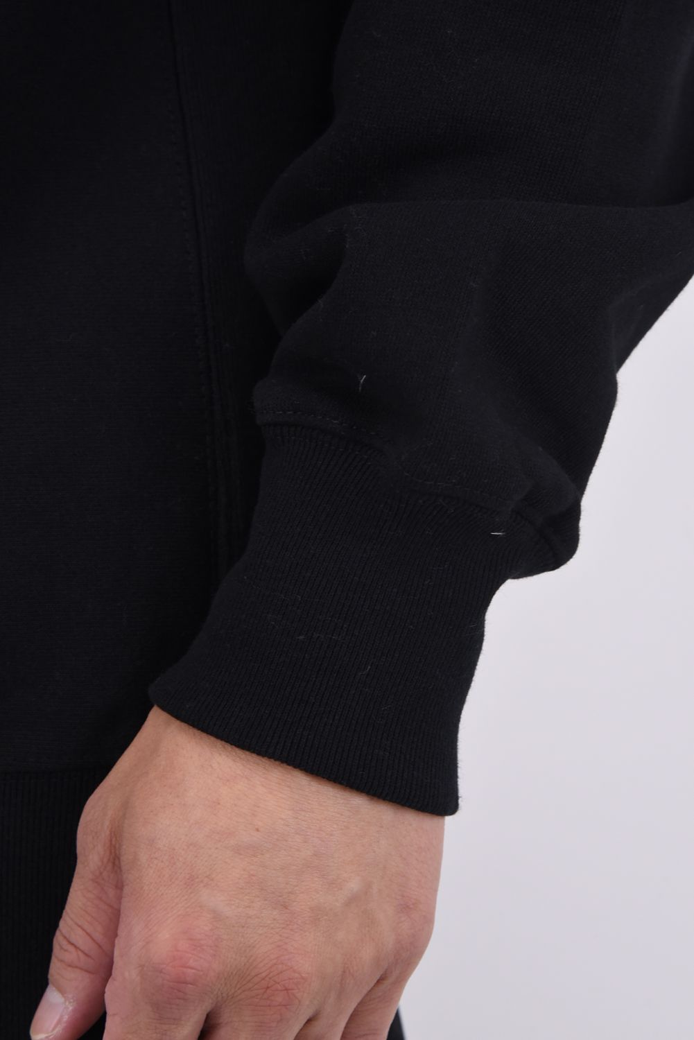 【25AW】 ACANTHUS * MUTA MARINE SWEET LOGO CREWNECK SWEATSHIRTS / ヘビーウェイト 裏起毛 ハートロゴ クルーネックスウェット (ブラック)